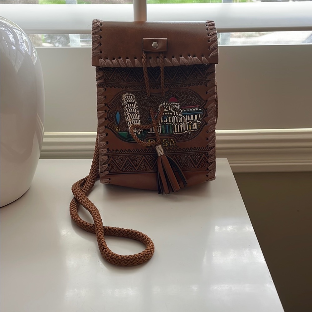 Italy Embroidered Crossbody Bag